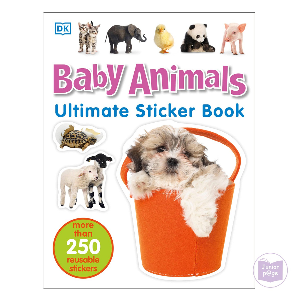 DK Ultimate Sticker Book Baby Animals (Book with dot marking) Shopee