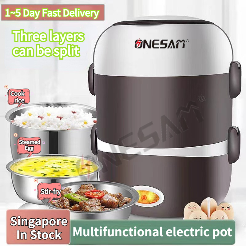 Stainless Steel Multifunctional Electric Pot Lunch Box Heating