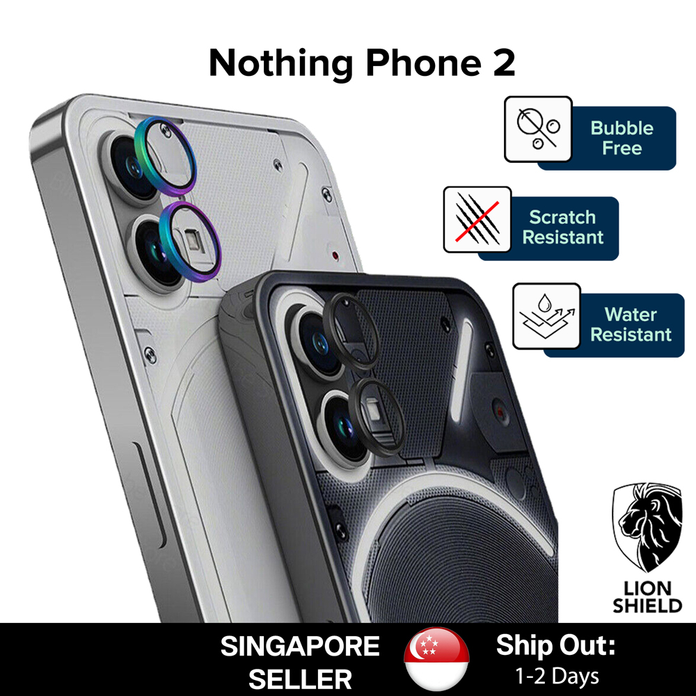 (SG) LionShield Nothing Phone 2 Camera Protector Lens Cover (Tempered
