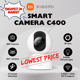 Xiaomi Smart Camera C400, 360° Rotation AI Human Detection, BHR6619GL -  White