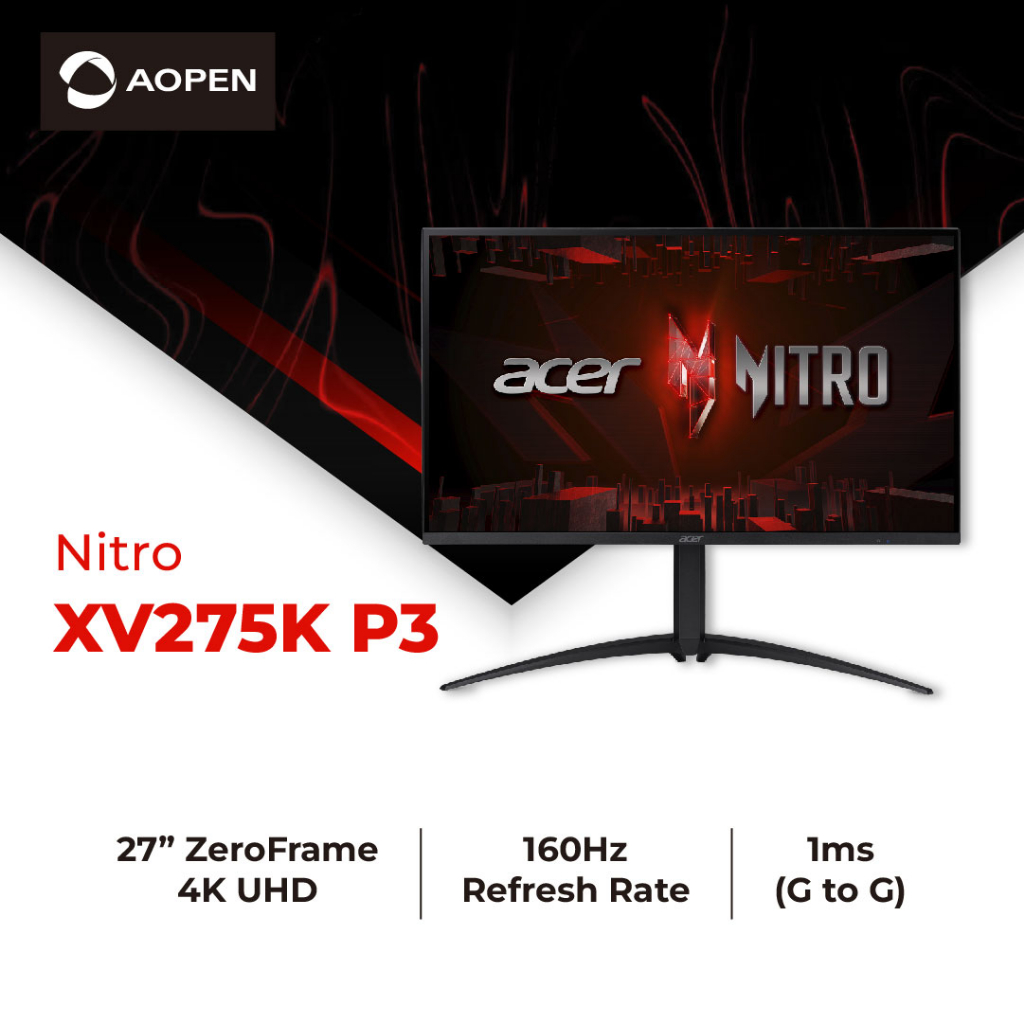 ACER NITRO XV275K P3 27 Inches 4K UHD (IPS Mini LED) with 160Hz refresh