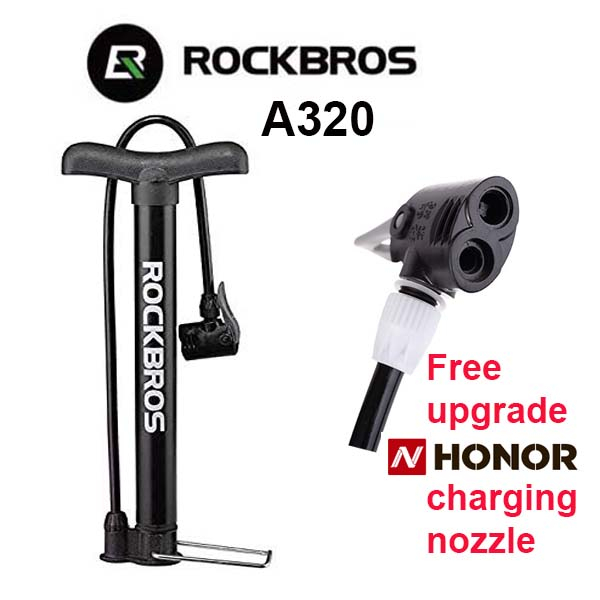 Red Hand & Foot Pump - For Bikes, Basketballs, Footballs, Soccer Balls & Pool Toys - View #8