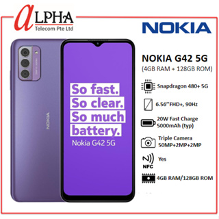 Buy Nokia Smartphone G42 5G Dual SIM 256GB+8GB RAM Purple Online