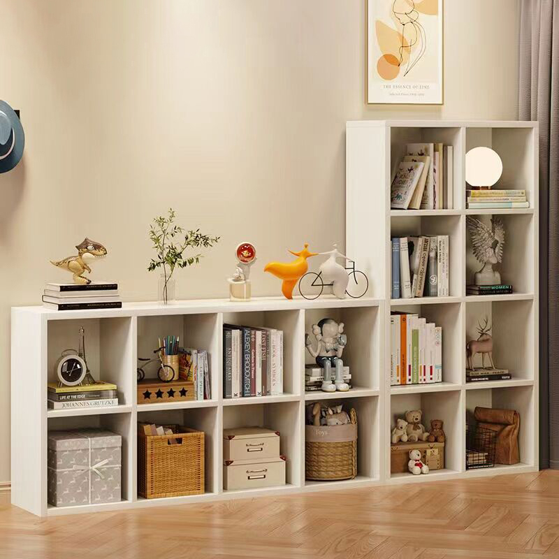 「Upgraded」bookcase cabinet rack floor rack shelves /Complimentary ...