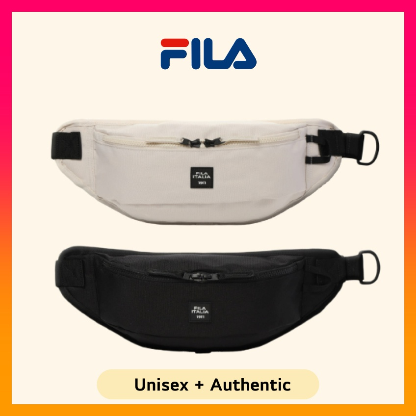 White fila sales waist bag