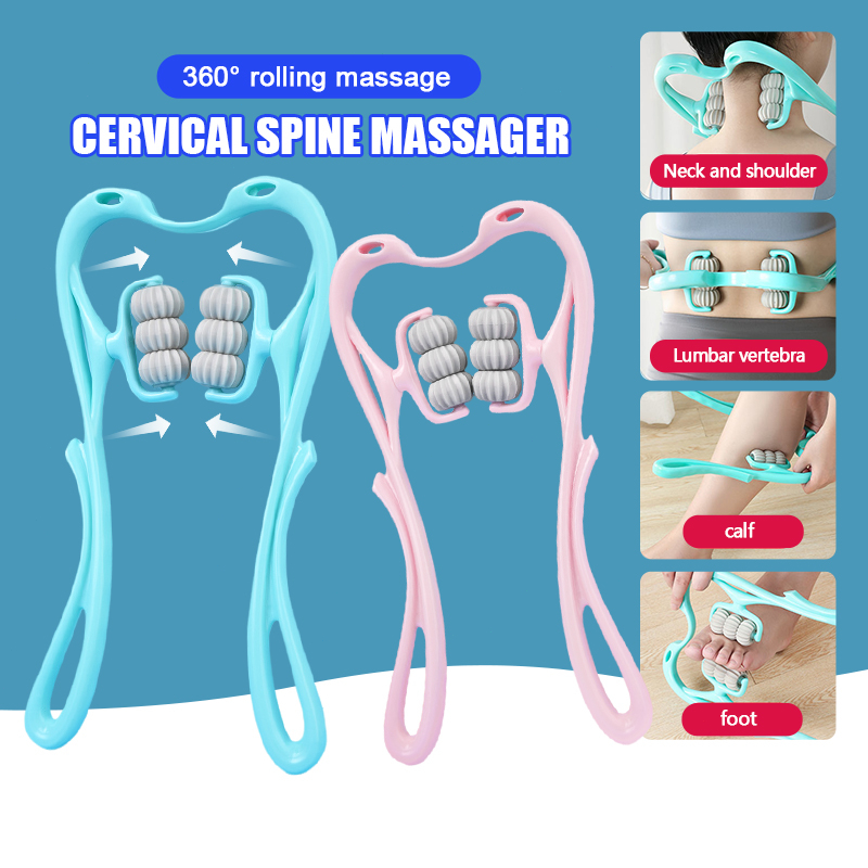 Neck Massage Tool Pressure Point Therapy Pressure Relieve Hand Roller ...