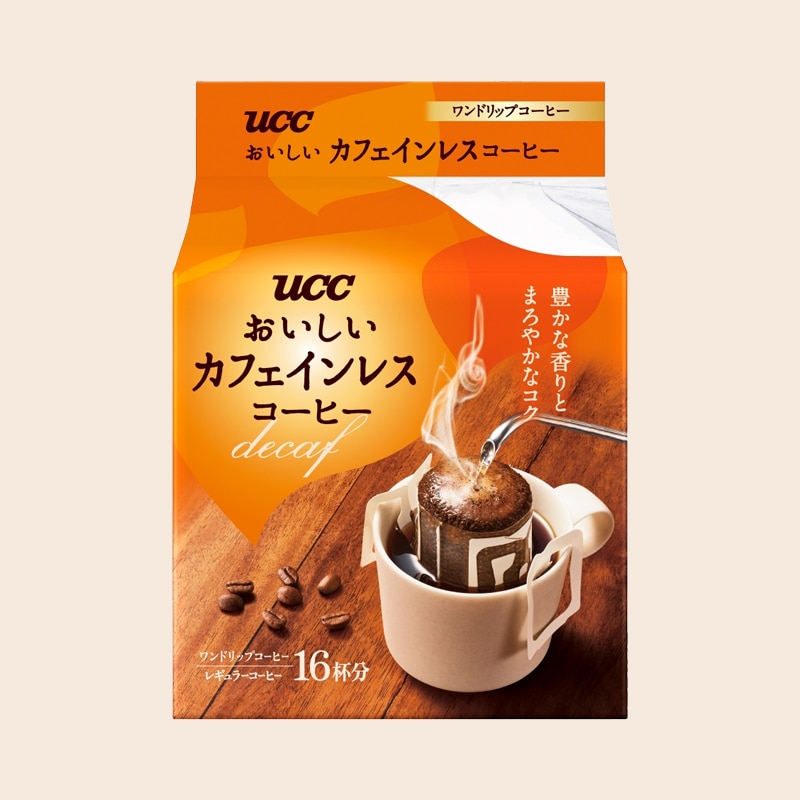 UCC] O.I.SHI.I decaffeinated decaf drip coffee 18 or 8 pcs / deep