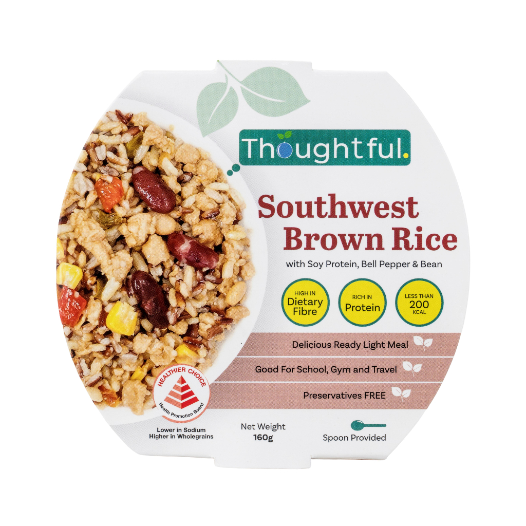 Thoughtful Southwest Brown Rice 160g (Ready-To-Eat Light Meal) | Shopee ...
