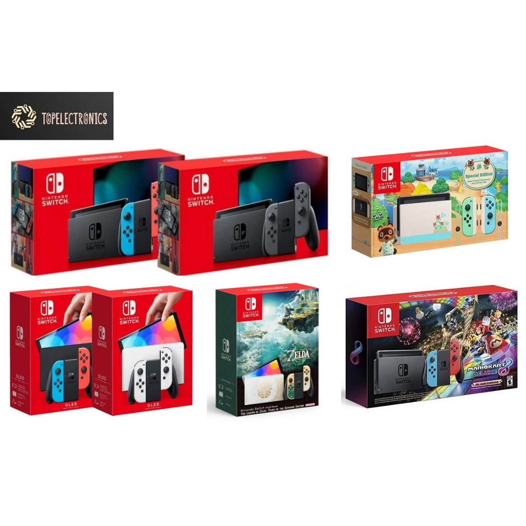 Local SG Nintendo Switch Console Gen 2 (12 months warranty) Shopee