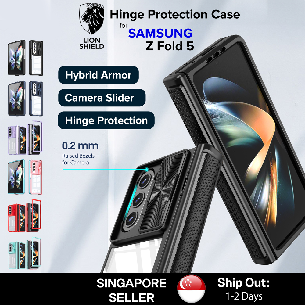 (SG) LionShield Case with Hinge Protection and Camera Slider Phone
