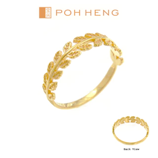 POH HENG Jewellery 22K Vine Ring in Yellow Gold [Price By Weight]