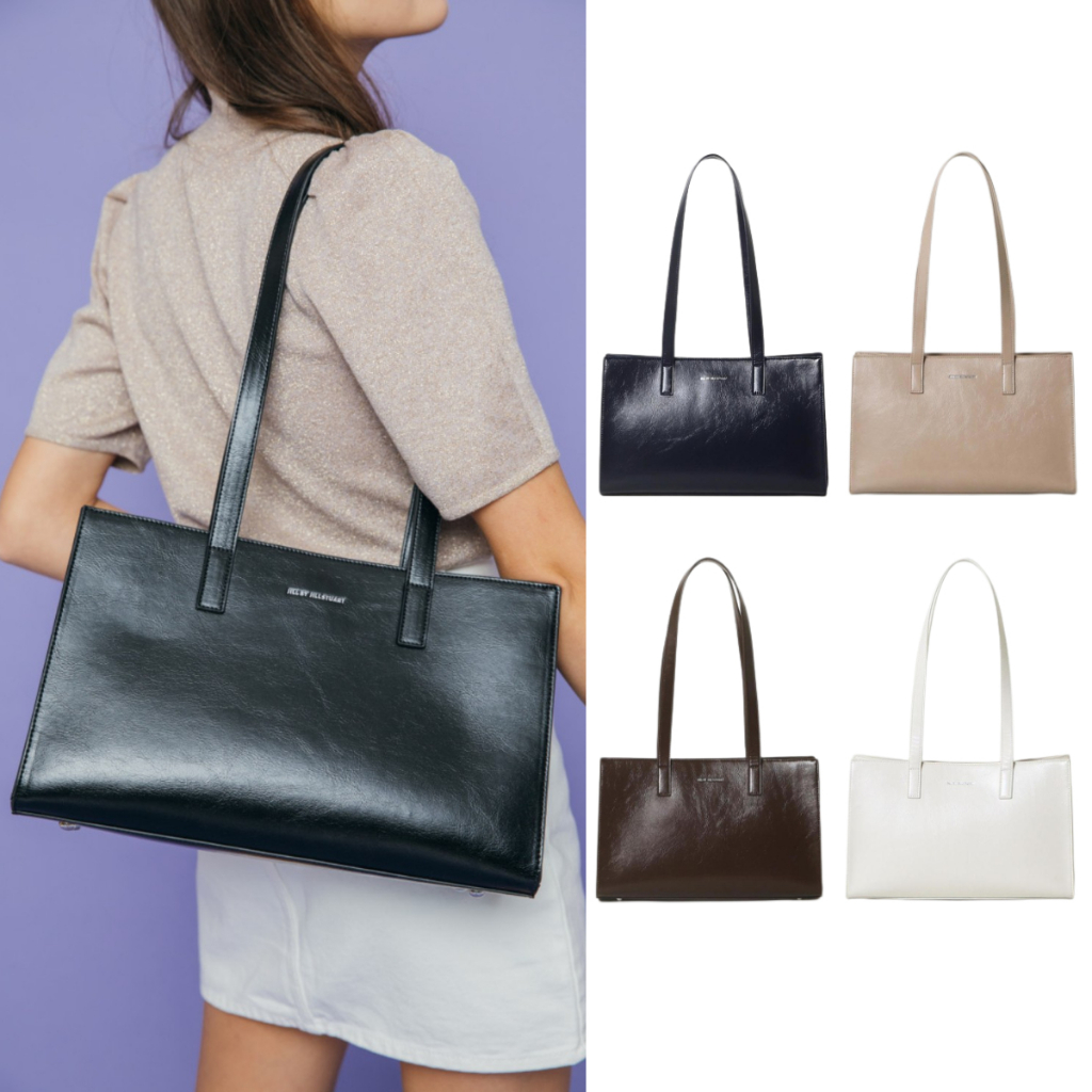 JILL BY JILLSTUART New School logo color combination leather