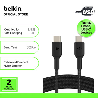 Belkin Câble chargeur USB Braided Boost Charge USB C - USB C 1 m