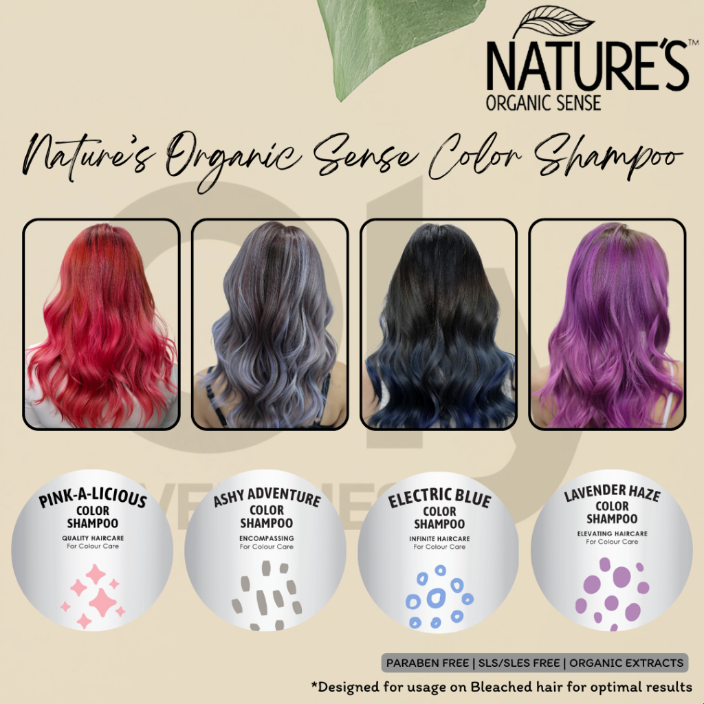 Nature's Organic Sense Color Shampoo Shopee Singapore