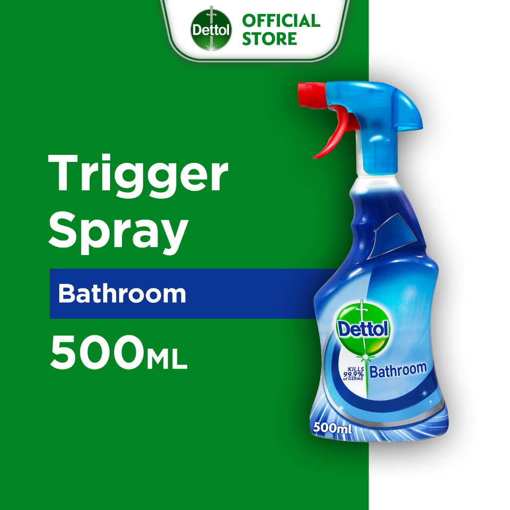Dettol Bathroom Cleaner Trigger Spray 500ml (Kills 99.9% of Virus ...