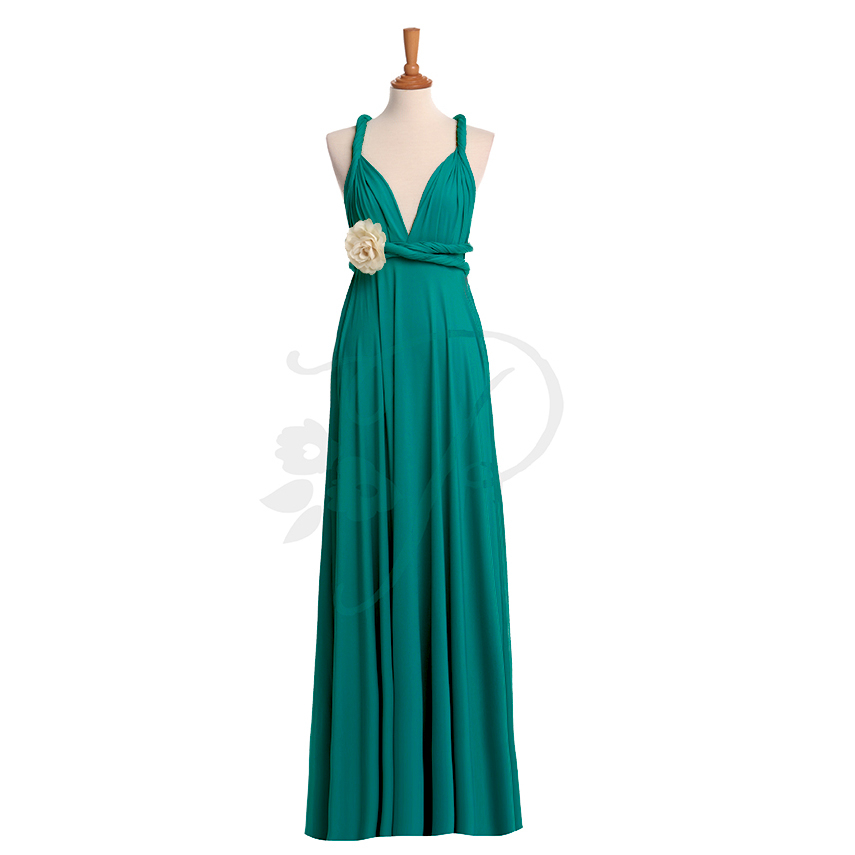 sachin and babi light blue dress ✨ SG Local Stock ✨ Emerald Green Convertible Multiway Infinity Floor Length  Dress Bridesmaid Dress Prom Dress Wedding