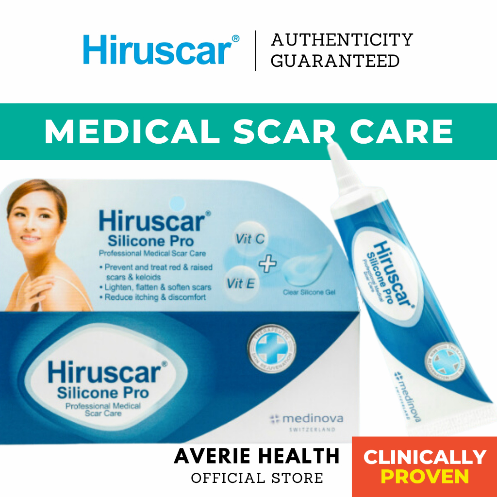 Hiruscar Silicone Pro 10g Reduce Surgical Scar, Hypertrophic Scar