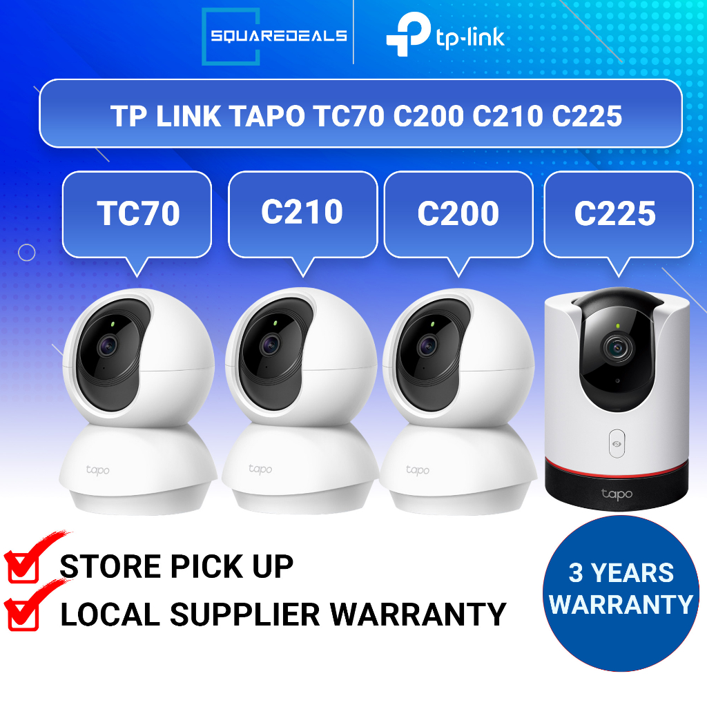 TP Link Tapo TC70 / C200 / TC71 / C210 / C211 / C212 / TC72 / C220
