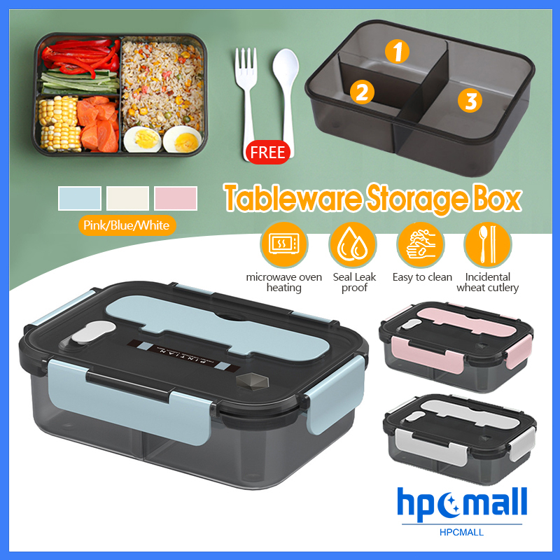 1500ML Bento Box Lunch Box Microwave & Freeze For Kids / Adults With