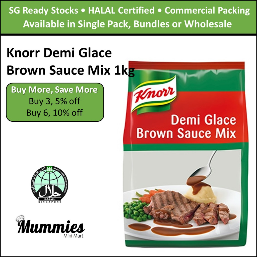 [SG STOCK] Knorr DemiGlace Brown Sauce Mix 1kg Instant Ready Made