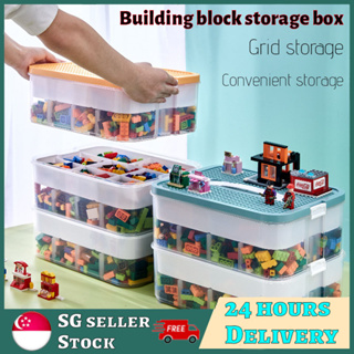 Lego Organizer Box Children's Toy Storage Box Lego Sorting Storage Box  Jigsaw Puzzle Building Block Partition Boxcase Organizer - AliExpress