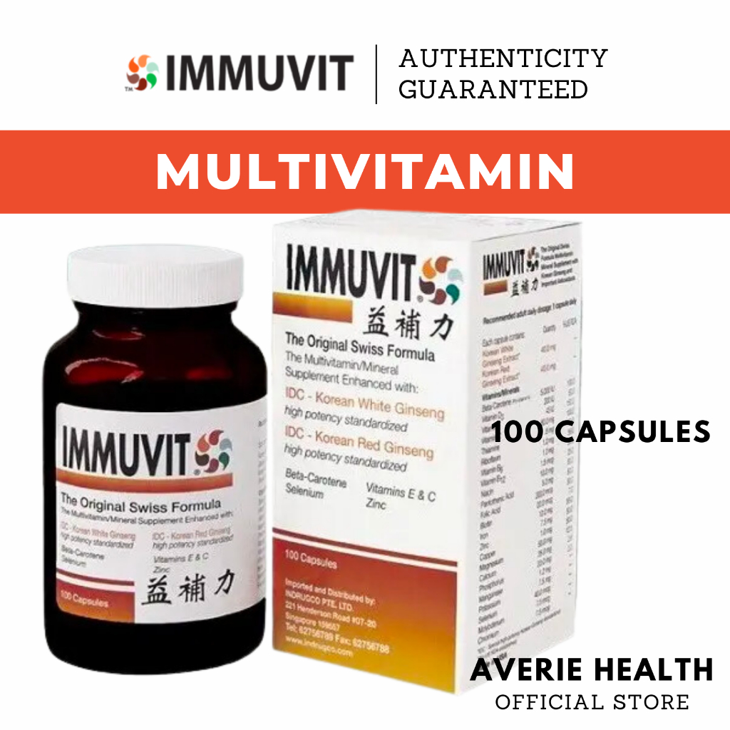 Immuvit Multivitamin & Multimineral 100s Complete Immune Support