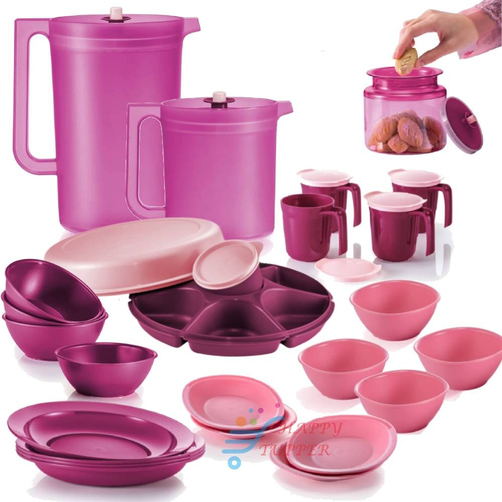 Tupperware Gourmet Server Set / Gourmet Bowl 700ml / Gourmet Plates