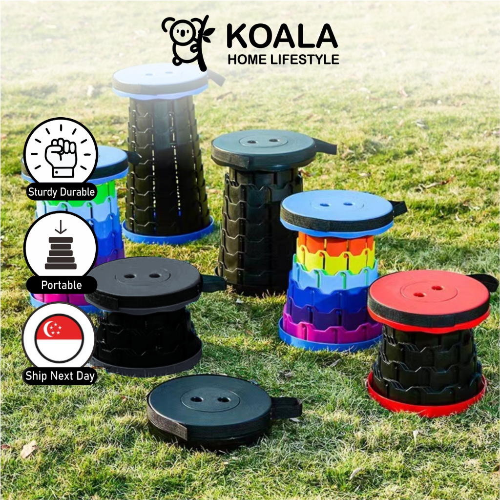 🇸🇬Koala Home🔥Foldable Chair Telescopic Stools Portable Stool Collapsing