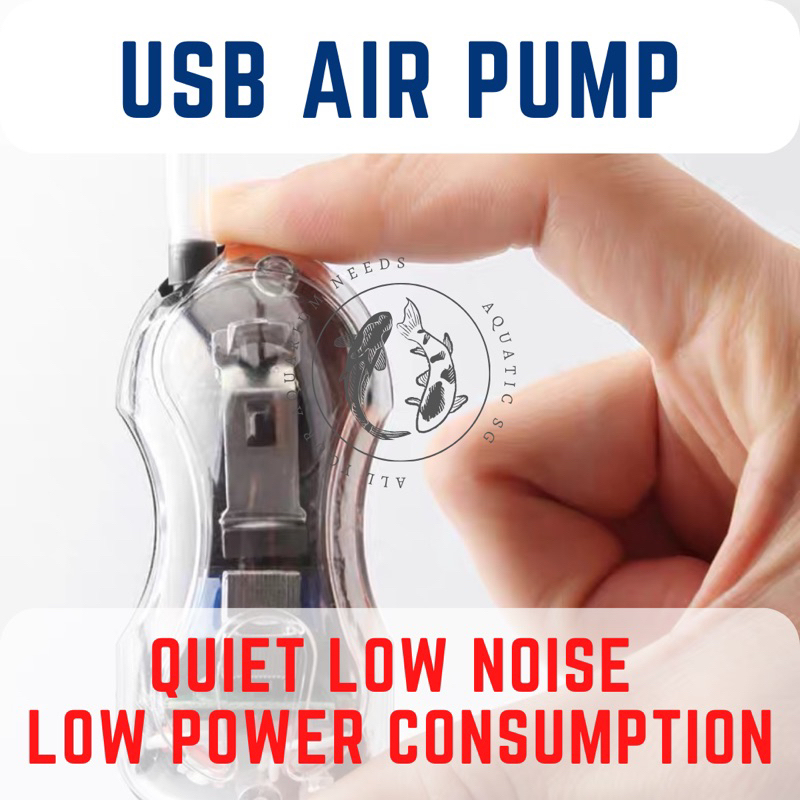 SG READY STOCK USB MINI SUPER SILENT HIGH QUALITY Air Pump Portable