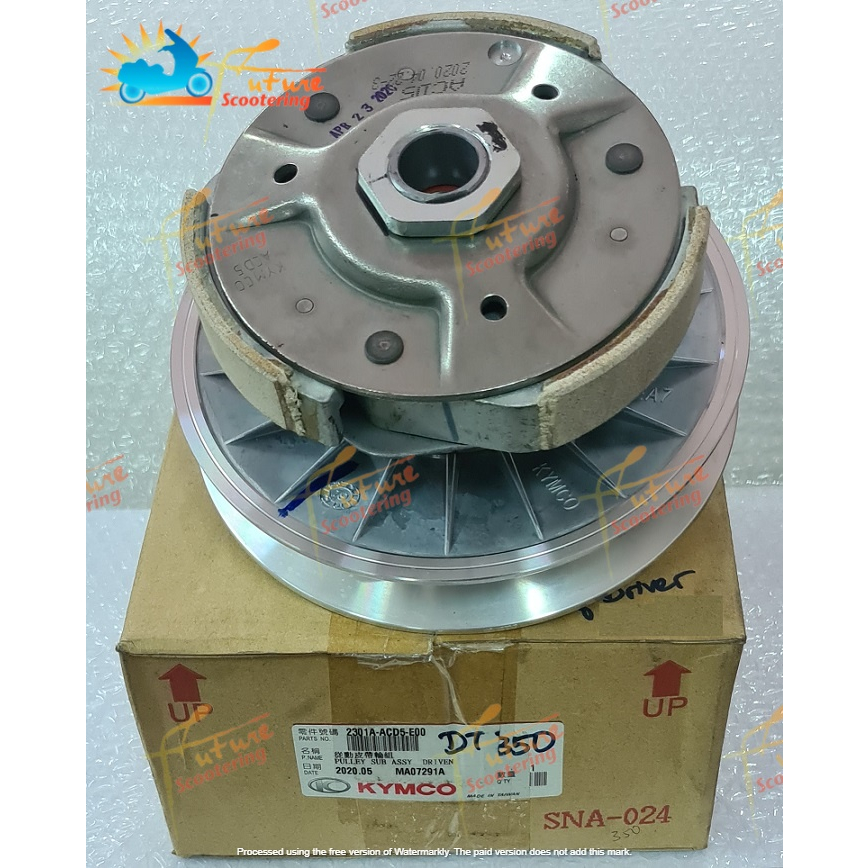 Kymco Downtown 350 Driven Pulley Set / Torque Driver Complete (Genuine