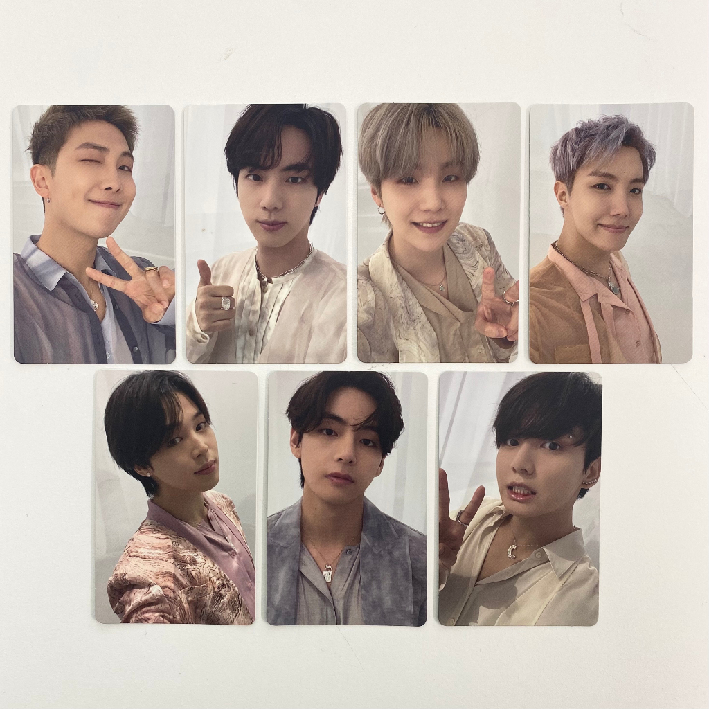 Photocards originales BTS Proof Standard Ed.