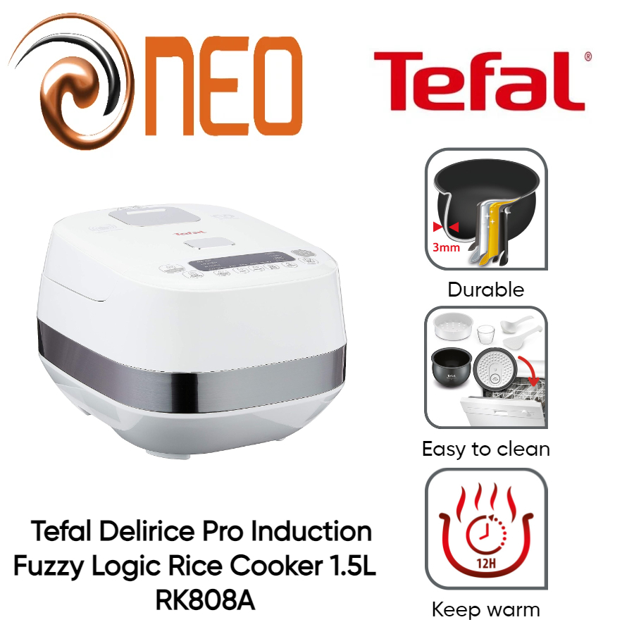 Tefal RK808A Delirice Pro Induction Rice Cooker 1.5L 2 YEARS WARRANTY