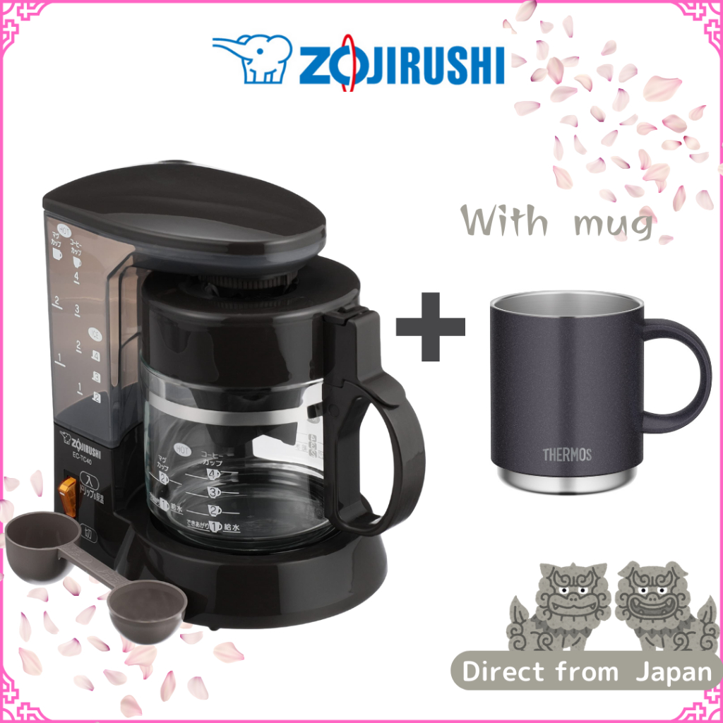 Zojirushi Drip Coffee Maker, 4-Cup Glass Container, Paper Filter