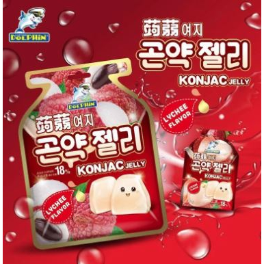 Bundle of 4]] Captain Dolphin Konjac Jelly---4 Flavor*** Total get
