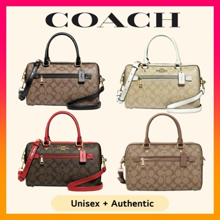 Coach Crossbody Bags Offers Online - Gold / Brown Black Mini Rowan In  Signature Canvas Womens