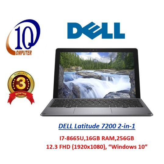 Dell Latitude 7200 2-in-1 Laptop / Tablet, Powerful Processor, Ultra ...