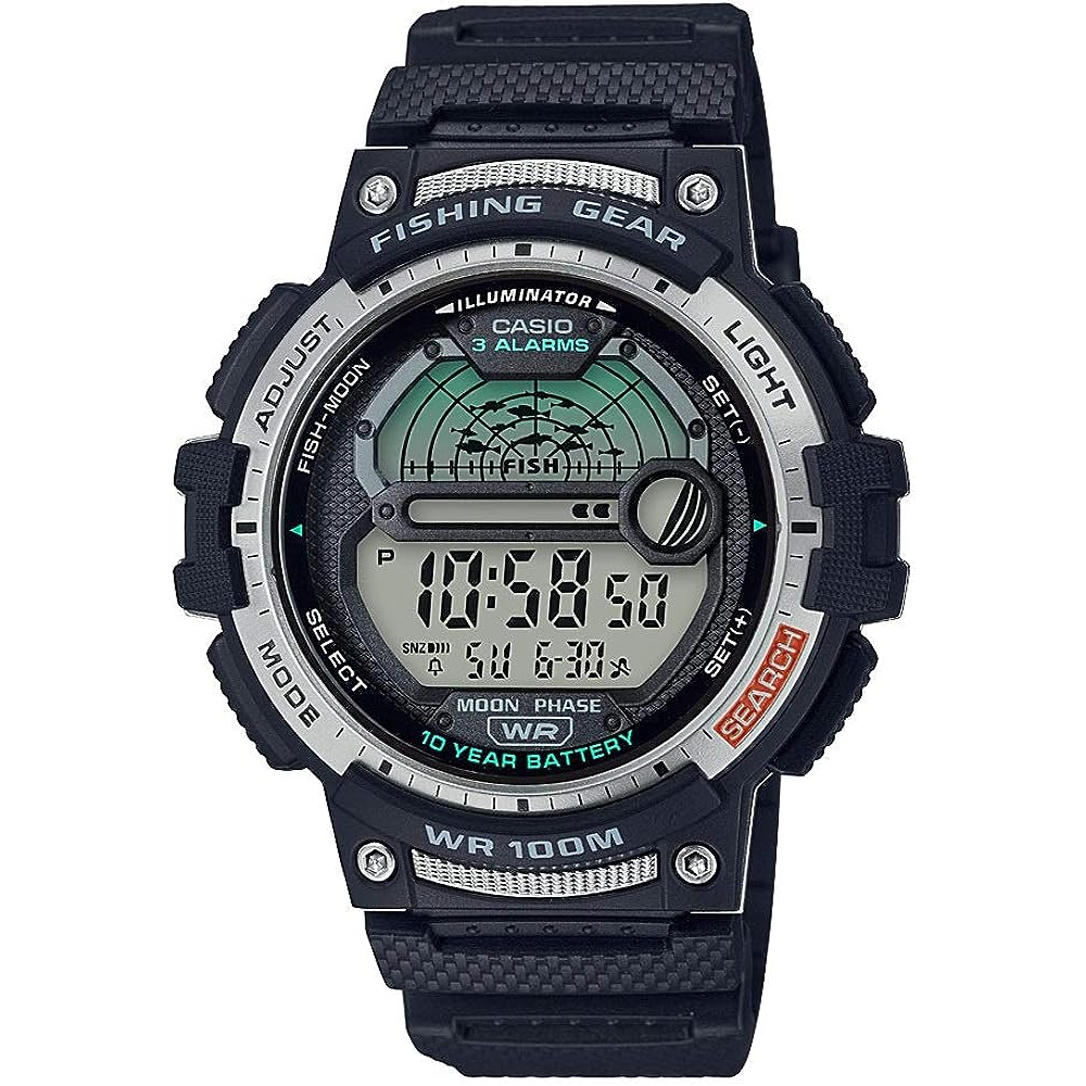 Casio Men's Fishing Timer Quartz Watch | Shopee Singapore