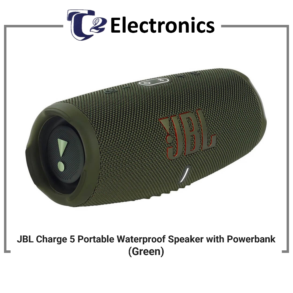 JBL Charge 5 Portable Waterproof Speaker with Powerbank - T2