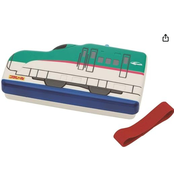 Plarail Shinkansen BENTO BOX Lunch Box Bullet train Hayabusa 【direct