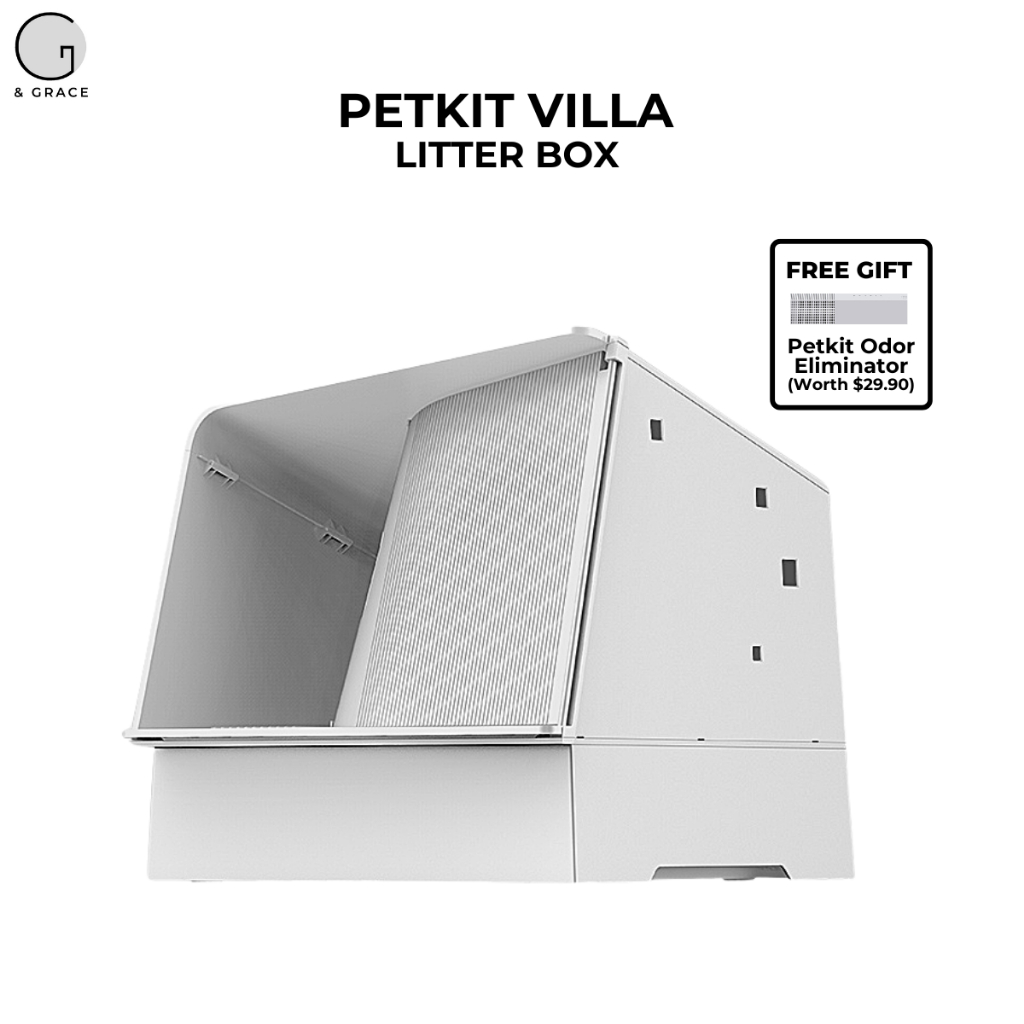 PETKIT Smart Villa Cat Litter Box With FREE Gift PETKIT Odor