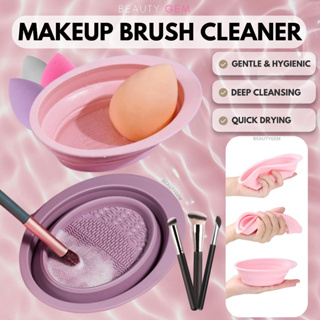 AOA Brush Cleaning Egg - Baby Pink  How to clean makeup brushes, Brush  cleaner, Silicone makeup