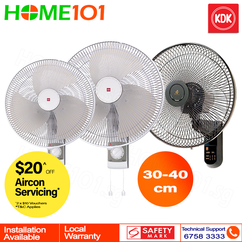 KDK Wall Fan 30 - 40cm M30CS || M40CS || M40MS | Shopee Singapore
