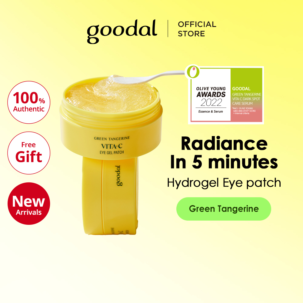 [GOODAL] Green Tangerine Vita C Eye Gel Patch 60 Patches (5 min Vitamin