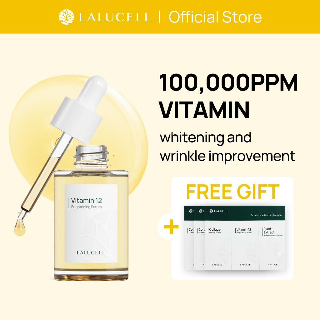 LALUCELL Vitamin 12 Face Serum 33ml [Brightening, Vitamin C