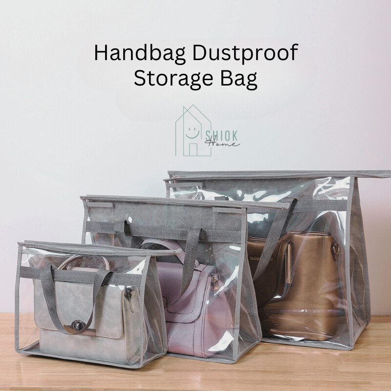 Transparent best sale dust bag