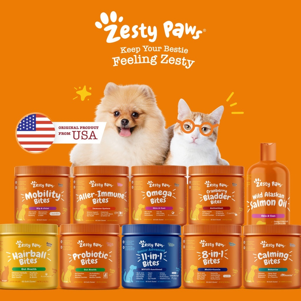 Zesty Paws Pawfect Wellness Omega Boost Bundle