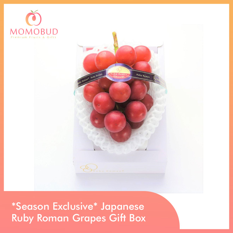 Season Exclusive* Japanese Ruby Roman Grapes Gift Box Shopee Singapore