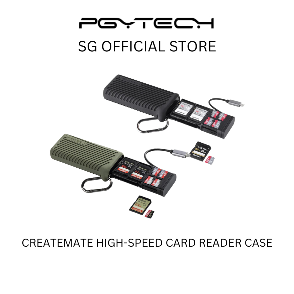 PGYTECH CreateMate High-Speed Card Reader Case Shopee Singapore