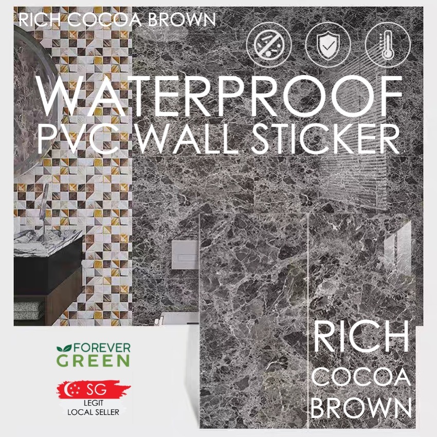 Toilet Wall Sticker Bathroom Restroom Hotel Restaurant HDB Waterproof ...