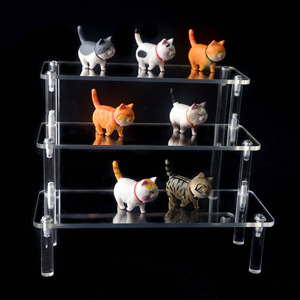 【SG】Acrylic Display Stand / Acrylic Riser Display Stand / Acrylic Toy ...